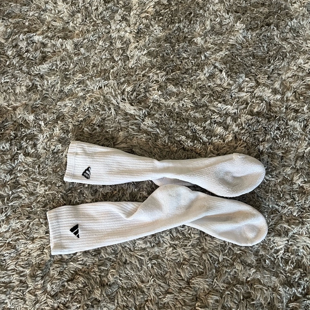 Adidas white socks